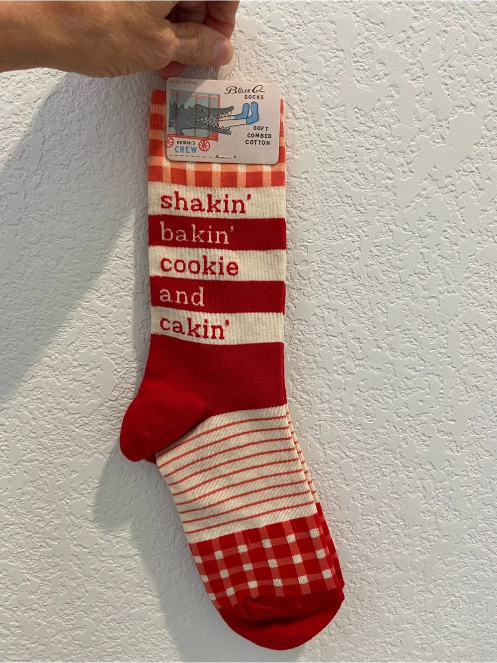 nwt crew socks one pair stretchy fun colorful